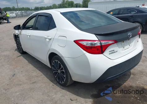 2016 Toyota Corolla S Plus из США, поврежденный, VIN 2T1BURHE4GC580080
